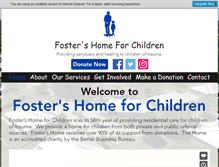Tablet Screenshot of fostershome.org